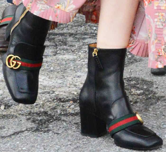 gucci ankle shoes