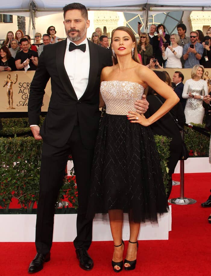 Sofia Vergara and Joe Manganiello at the 23rd Annual Screen Actors Guild Awards (SAG) 2017