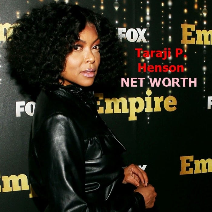 Taraji P. Henson is an American actress and singer with a net worth of $25 million
