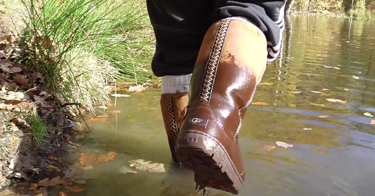 how to clean wet uggs