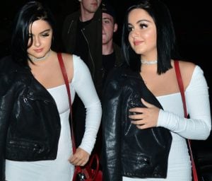 Ariel Winter Shows Off Killer Curves in Skimpy Dress and Over-the-Knee ...