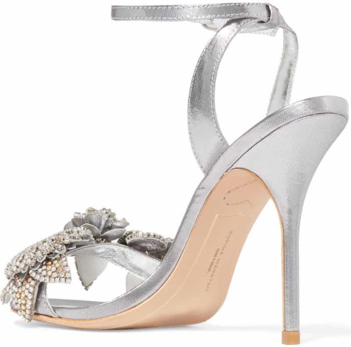 Sophia Webster “Lilico” embellished lamé sandals
