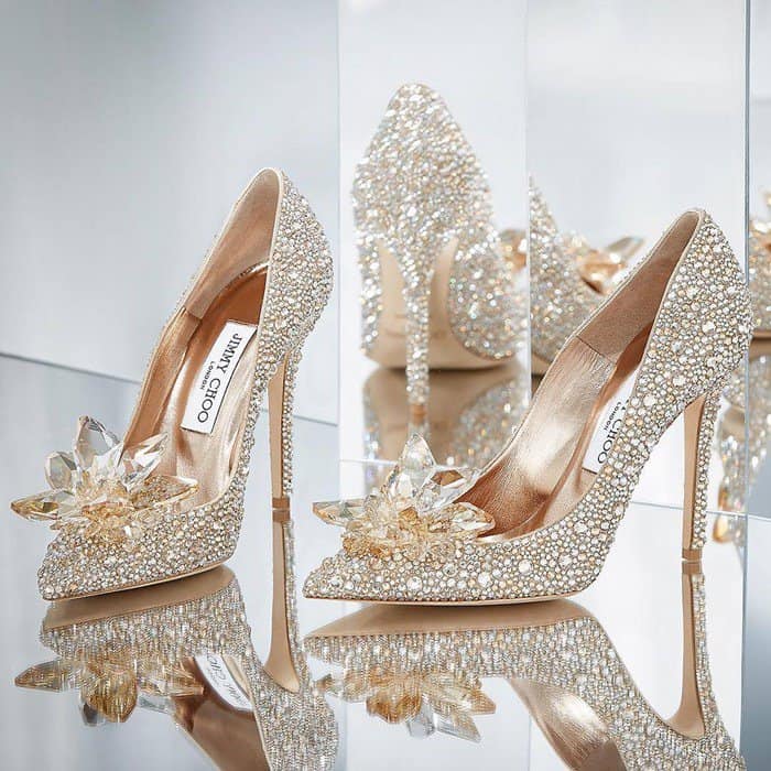 Jimmy Choo's Cinderella Crystal Shoes 