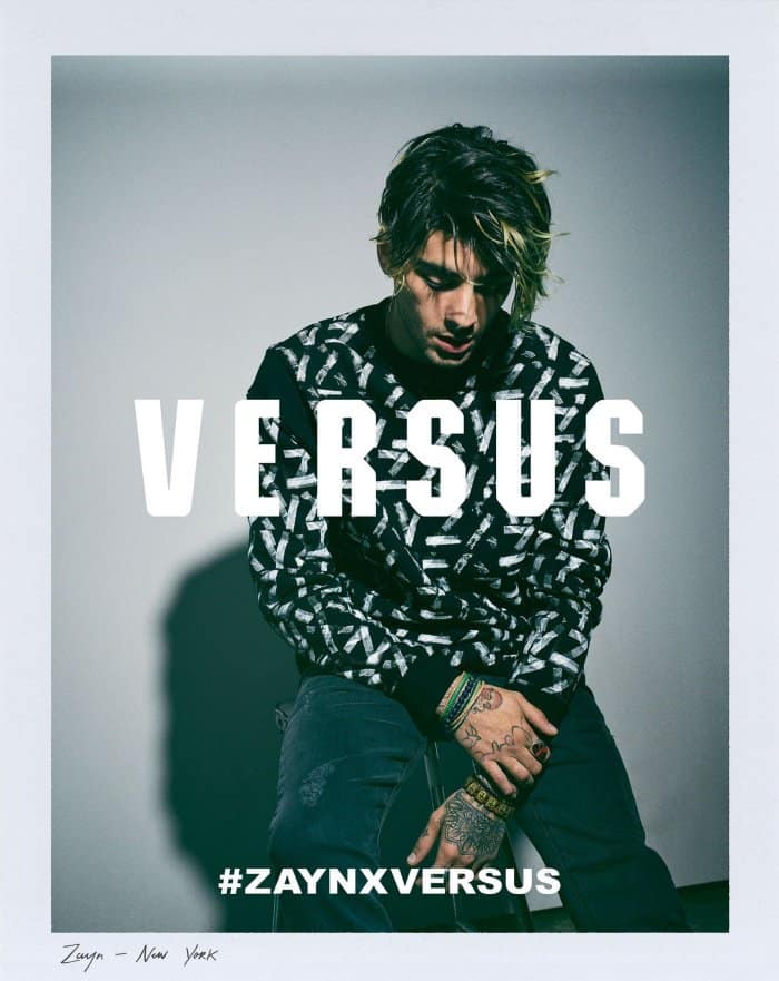 Zayn Malik for ZAYN x Versus