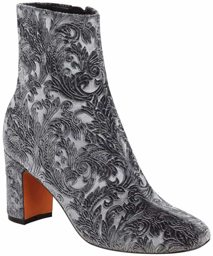 Marc Fisher LTD "Grazi2" ankle boots in dark gray multi fabric