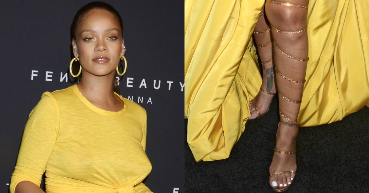 Rihanna Wears Oscar de La Renta for Fenty Beauty Launch - Rihanna