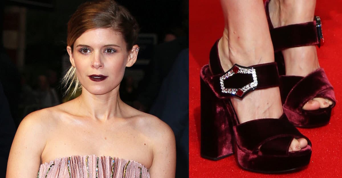 Kate Mara Wears Prada Platforms to 'Film Stars Don't Die in Liverpool'