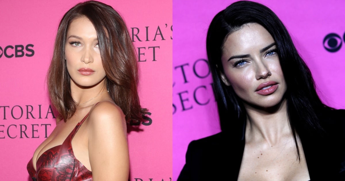 VS Watch Party: Bella Hadid and Adriana Lima Sizzle in ...