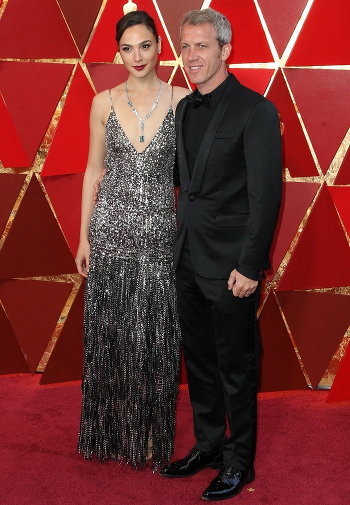 Gal Gadot and Yaron Varsano at the 2018 Oscars