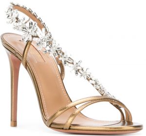 Aquazzura's Chateau Evening Sandals Are Jewelry for Your Feet