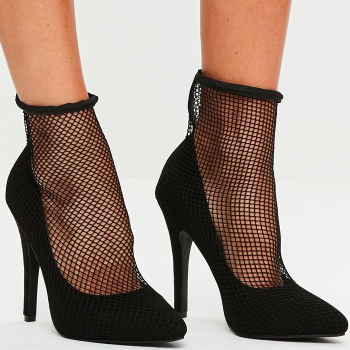 Charlize Theron's Beautiful Feet in Dior Fishnet Overlay Sandals