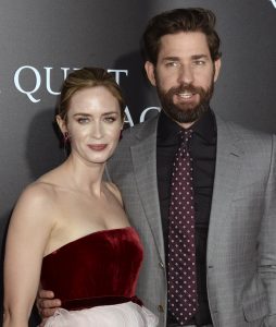 Emily Blunt in Fairy-Tale Dress at A Quiet Place Premiere