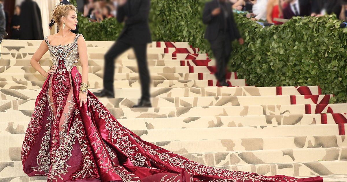 Met Gala Queen: Blake Lively in Versace and Custom Louboutin Heels