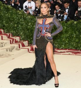 Jennifer Lopez and Alex Rodriguez Stun in Balmain at 2018 Met Gala