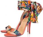 Sandale Du Desert Sandals With Ankle Scarf by Christian Louboutin