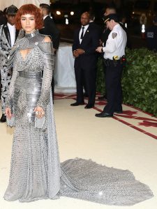 Zendaya Channels Joan of Arc at Met Gala in Armor Gown and Max Heels