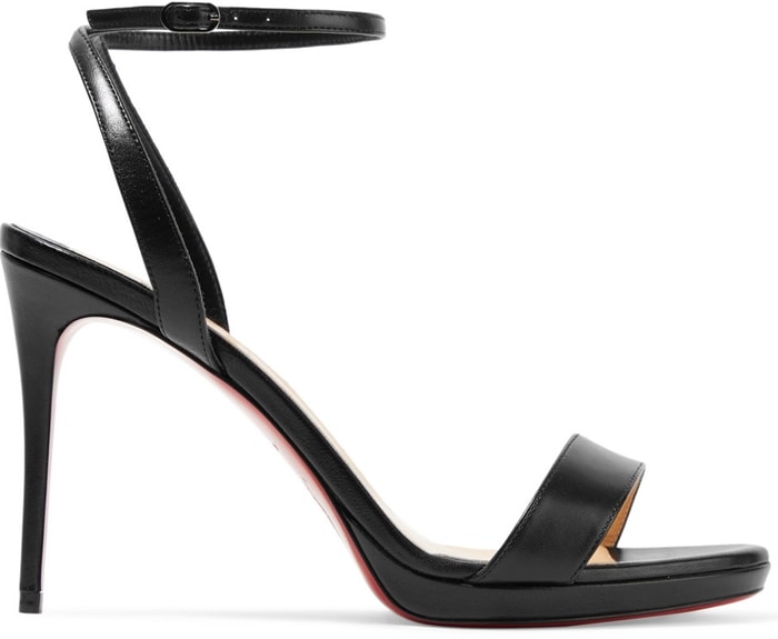 Black CHRISTIAN LOUBOUTINLoubi Queen 100 leather sandals