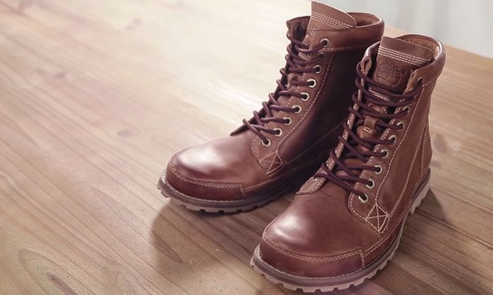 how to clean leather timberland boots