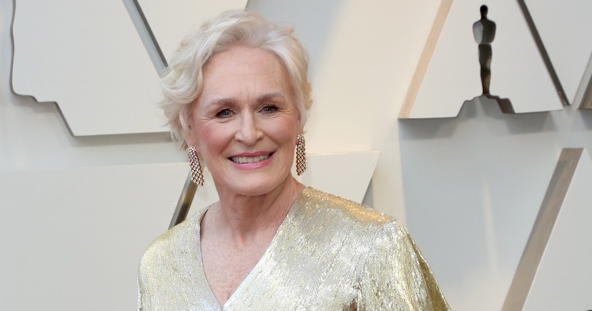 Glenn Close's Gold Gown With 3 Million Glass Bugle Beads