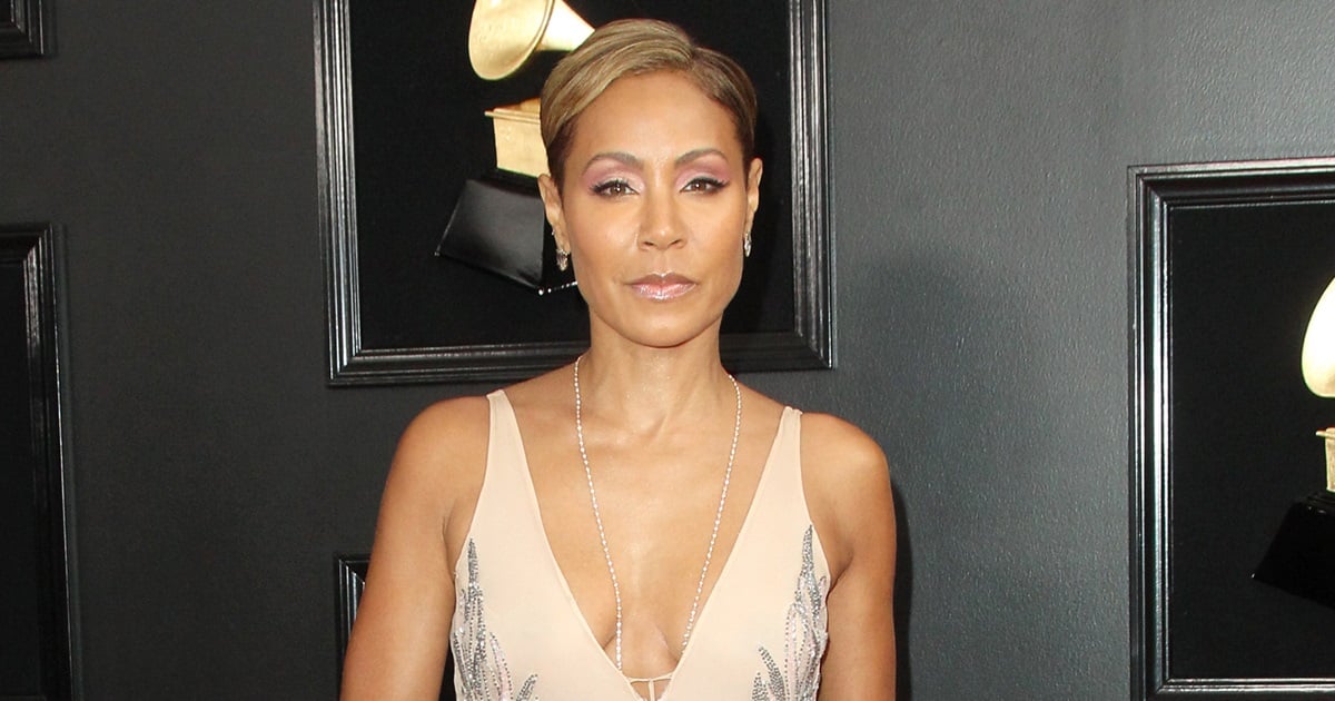 Petite Jada Pinkett Smith Looks Taller In Rose Gold Harmony Sandals