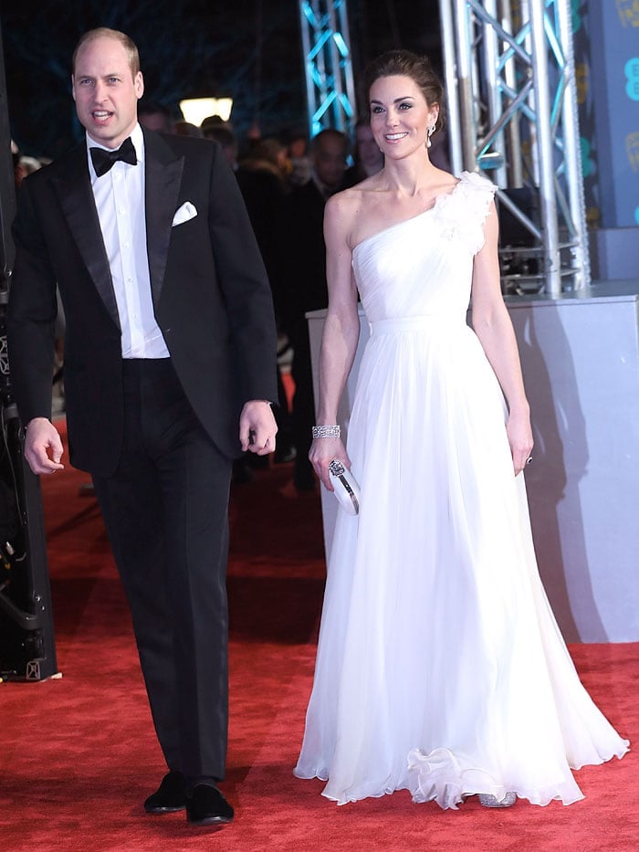 Prince William and Kate Middleton at the 2019 British Academy Film Awards