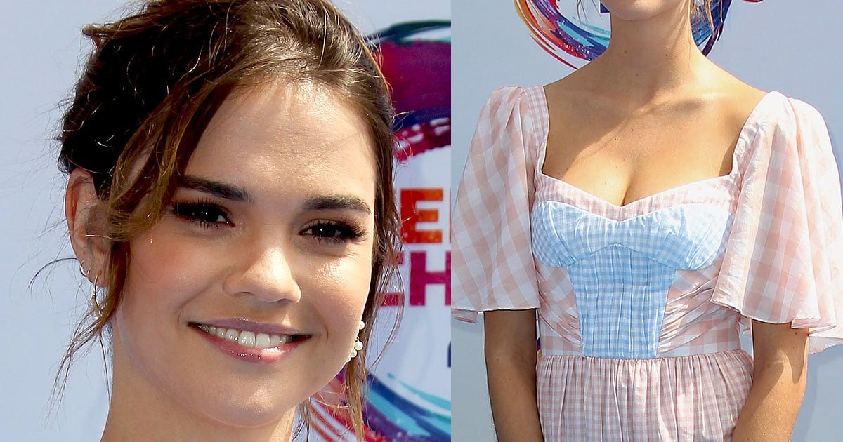 Matronly Maia Mitchell in Picnic Blanket Dress & BY FAR Brigette Sandals