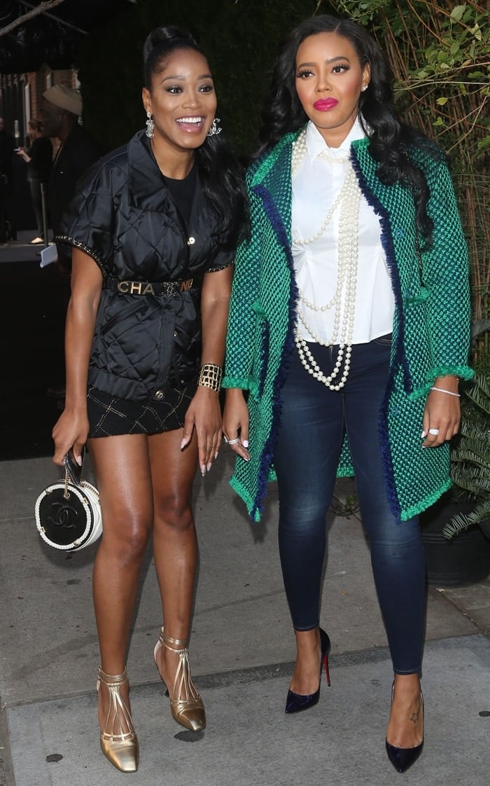 Angela Simmons and Keke Palmer arrive in style for the Through Her Lens: The Tribeca CHANEL Women’s Filmmaker Program Luncheon
