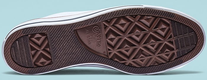bottom of a converse shoe 