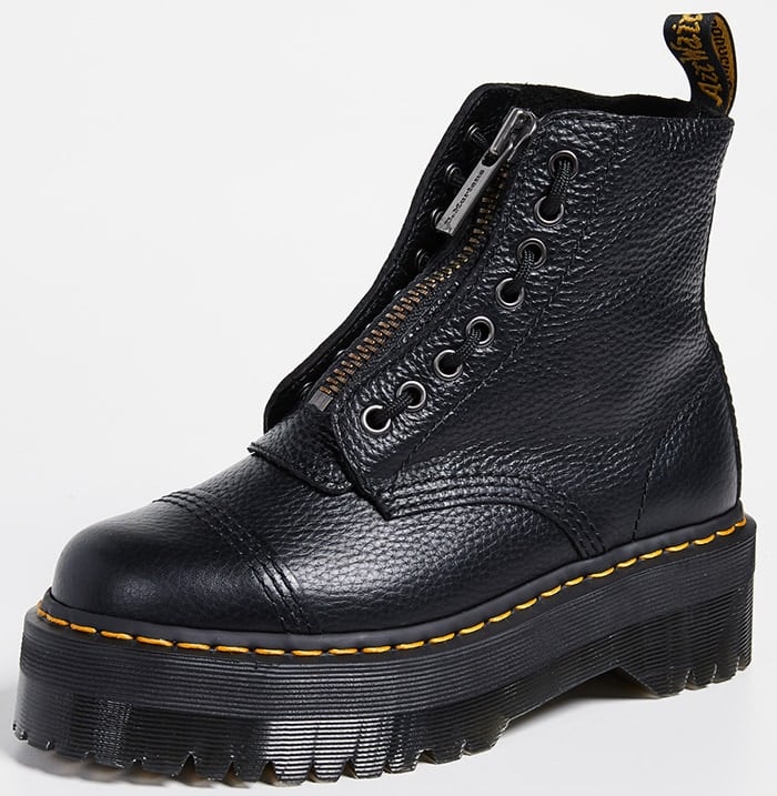 Kendall Jenner's Sinclair Quad Retro Military Jungle Boots by Dr. Martens
