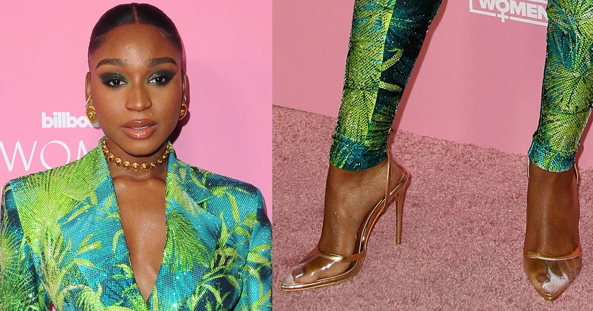 Normani Exposes Sweaty Feet In Jessica Richs Love Pumps