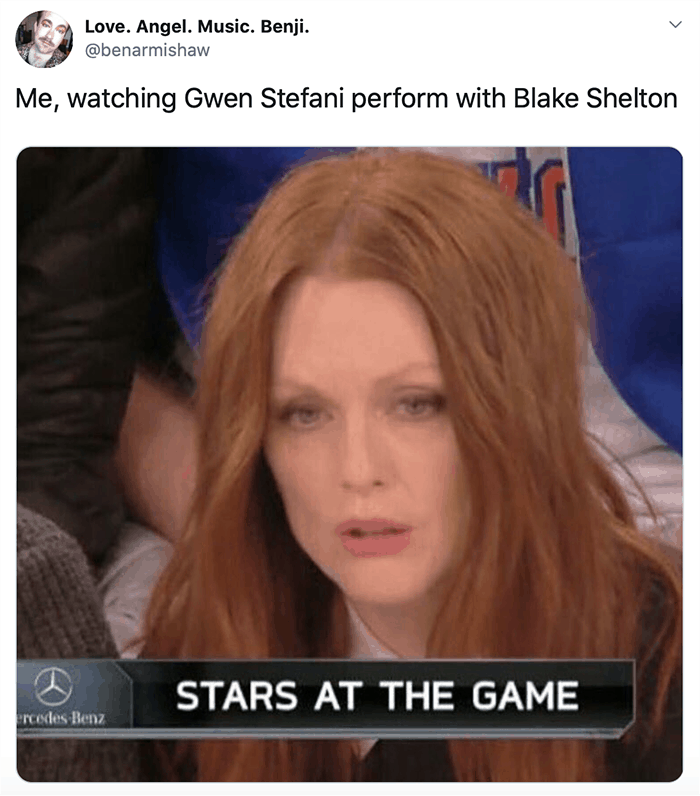 Reaction to Gwen Stefani and Blake Shelton’s Grammy performance