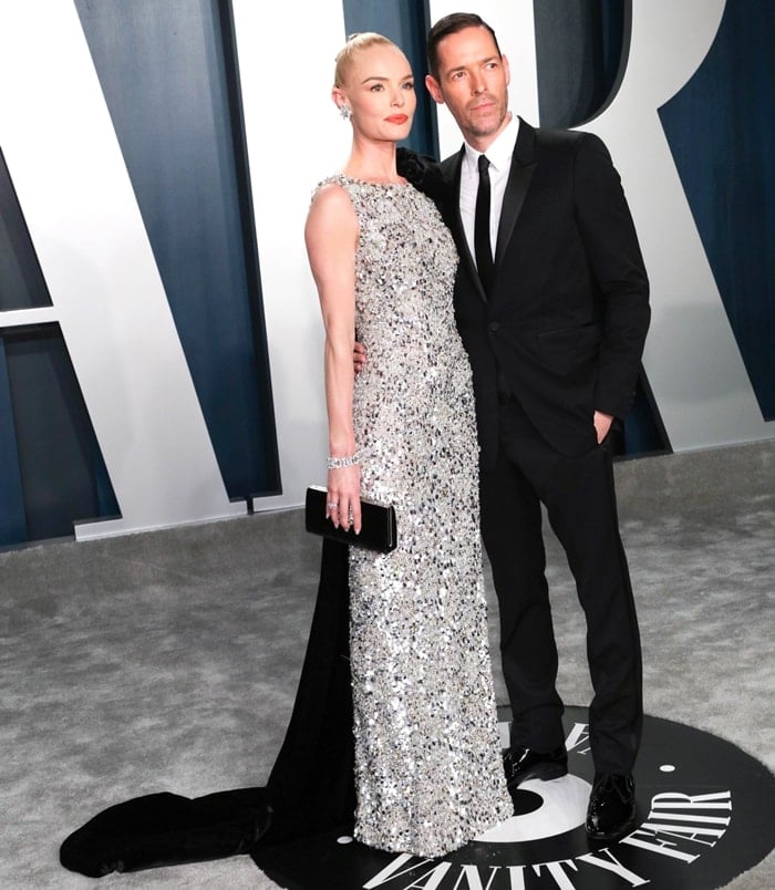 Kate Bosworth and Michael Polish arriving for the 2020 Vanity Fair Oscar Party Hosted By Radhika Jones