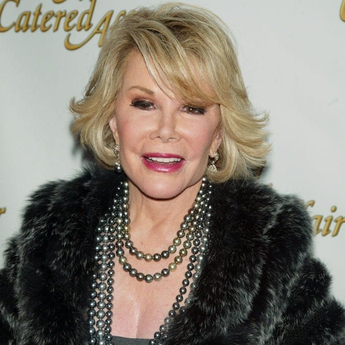 Joan Rivers had lots of plastic surgery, including a facelift, neck lift, and eyelid surgery