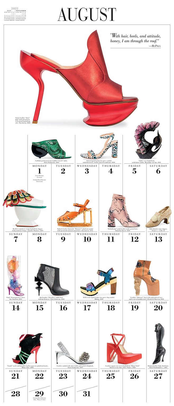 5 Best Shoe Calendars PageADay and Planners for 2022