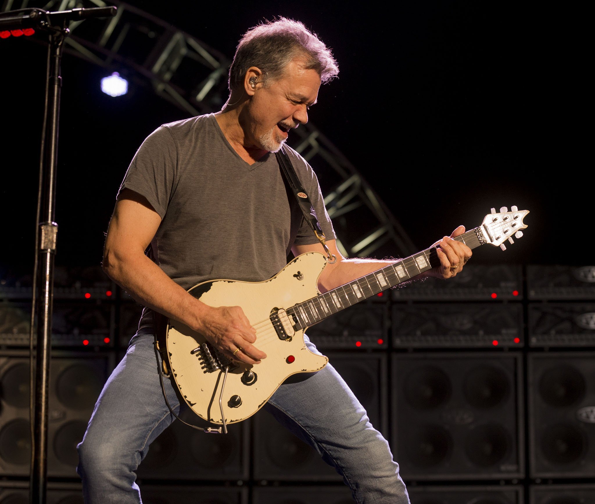 The late Eddie Van Halen, pictured in 2015, was diagnosed with tongue cancer in 2000