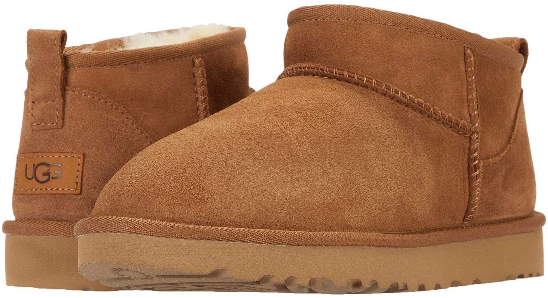 A cute and cozy slip-on bootie with water-repellent sheepskin upper and UGG Treadlite outsole