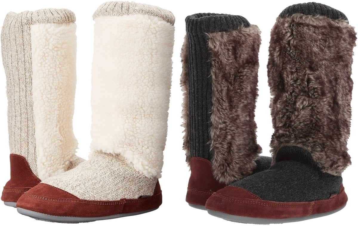 These slipper boots from Acorn are the epitome of warmth and softness