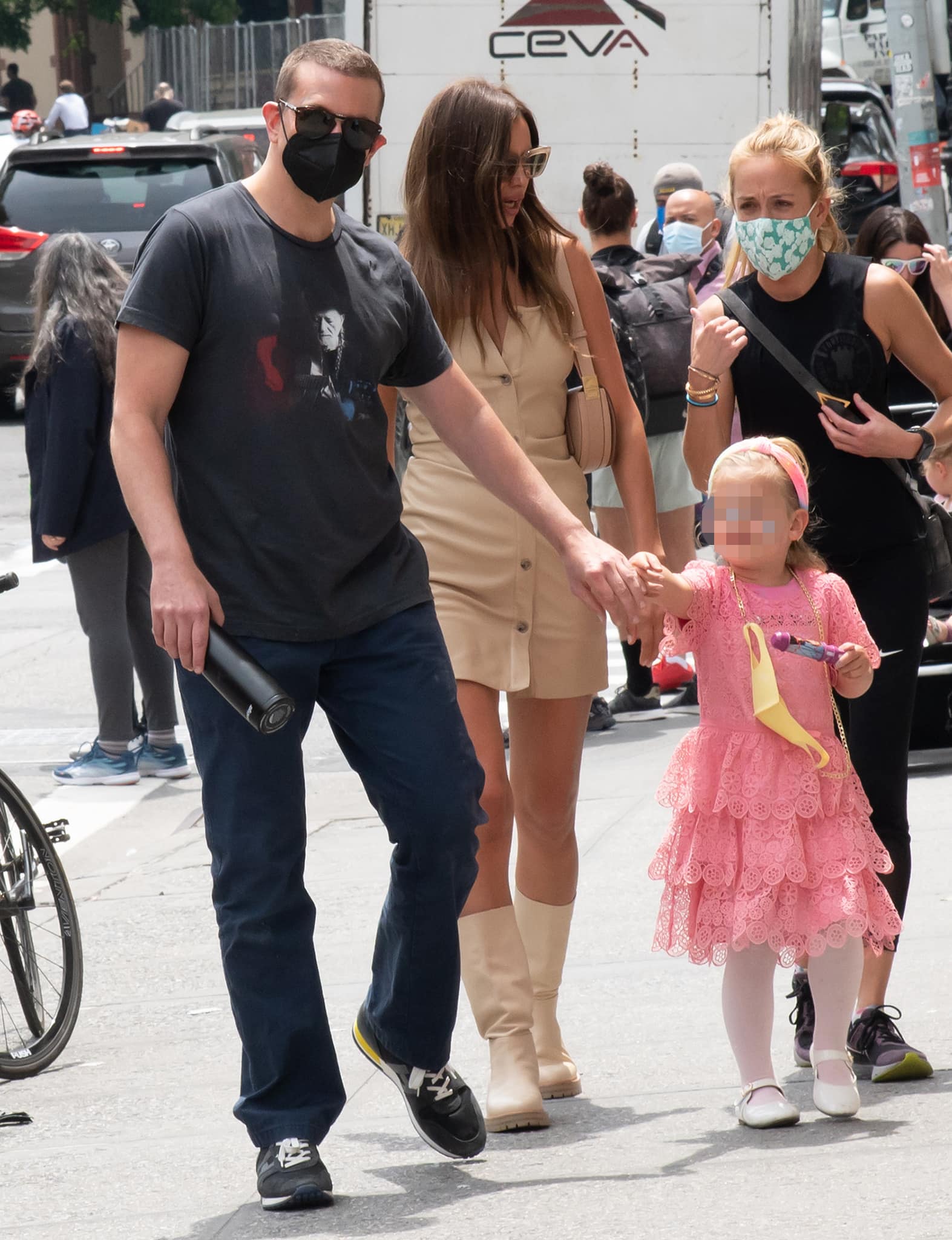 Bradley Cooper joins ex Irina Shayk and daughter Lea de Seine on a stroll in New York City on June 2, 2021