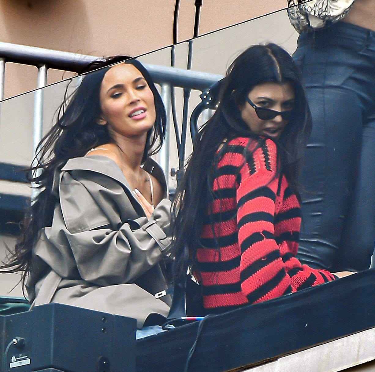 Megan Fox, Kourtney Kardashian, and Addison Rae Hang Out at Machine Gun  Kelly and Travis Barker's Rooftop Concert