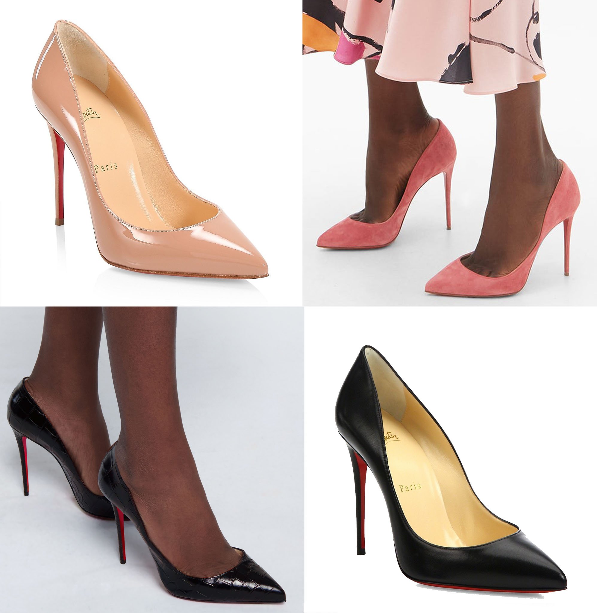 Vocosi Red Sole Pumps vs. Christian Louboutin's. A very detailed