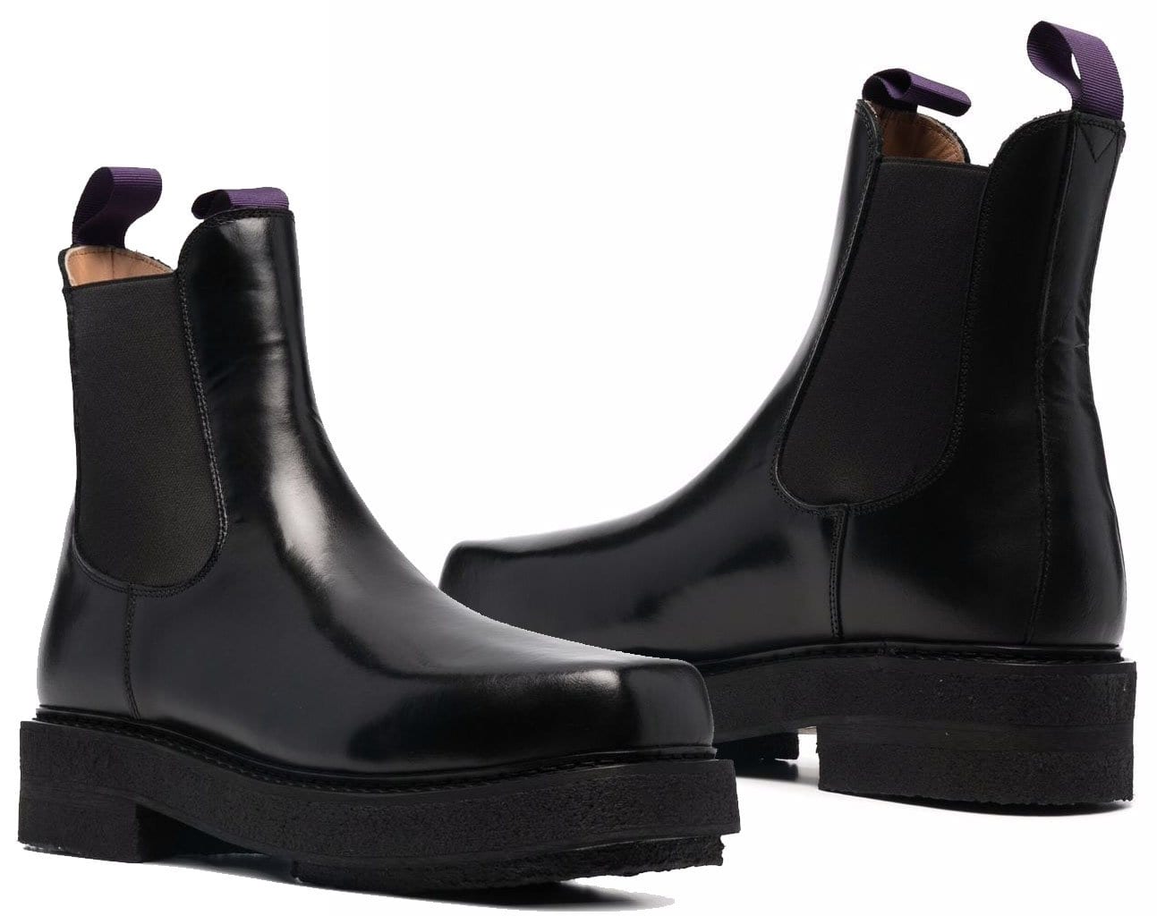 Eytys' Ortega boot features chunky platform soles that add a contemporary twist to the classic Chelsea silhouette