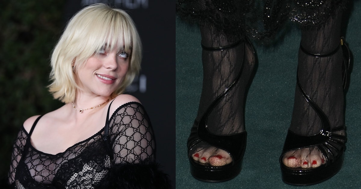 Flaunting her controversial boobs and feet, Billie Eilish mixed glamour and...