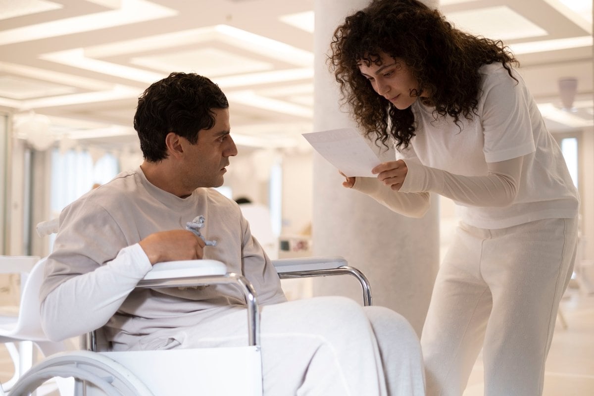 Oscar Isaac portrays a man with dissociative identity disorder (DID) and May Calamawy portrays an archeologist and adventurer in Moon Knight