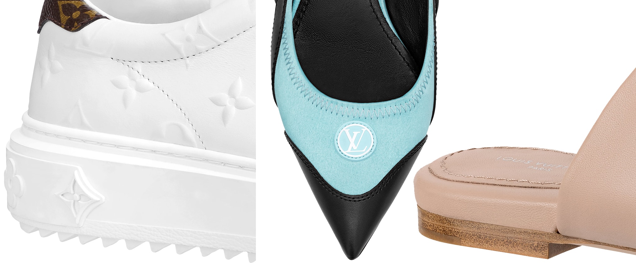 Real vs Fake Louis Vuitton white sneakers. How to spot fake Louis Vuitton  Timeout shoes 