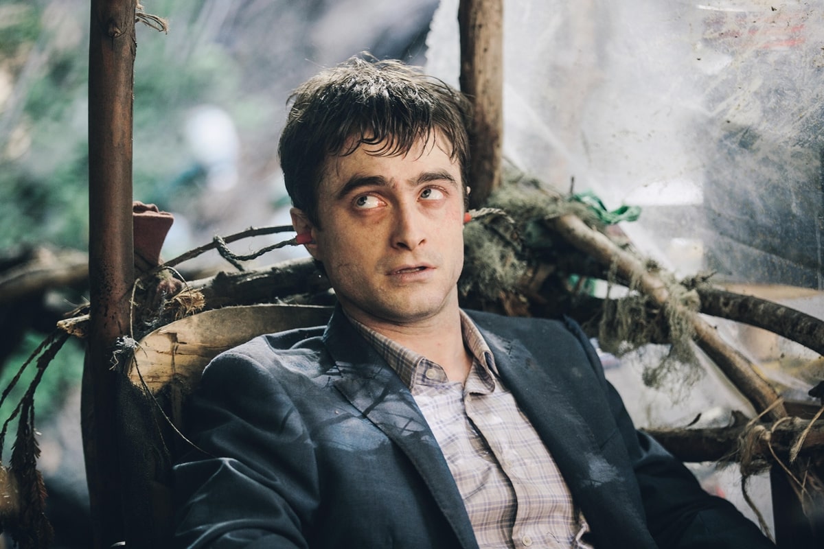 Daniel Radcliffe plays corpse-companion Manny in the 2016 American absurdist black comedy film Swiss Army Man