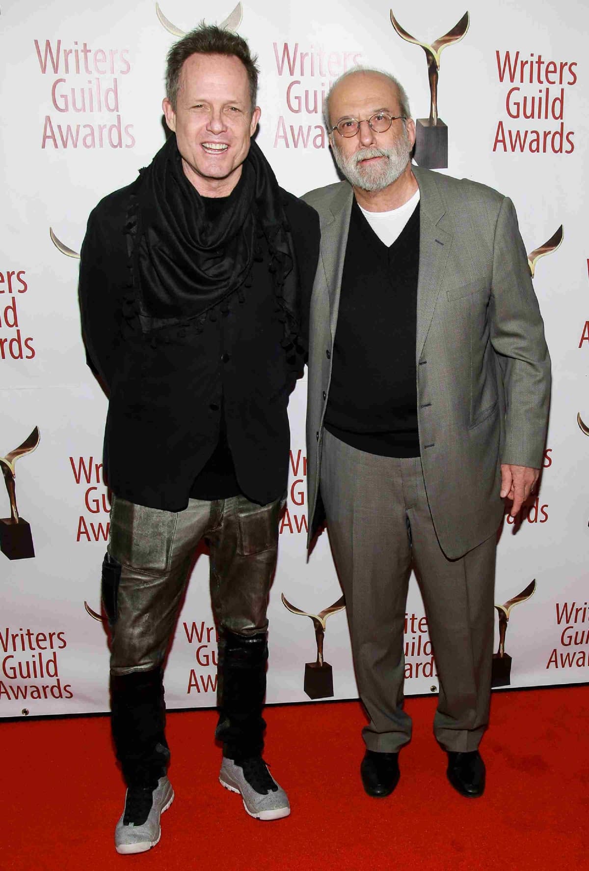 Dean Winters and Oz creator Tom Fontana attend the 71st Annual Writers Guild Awards New York Ceremony