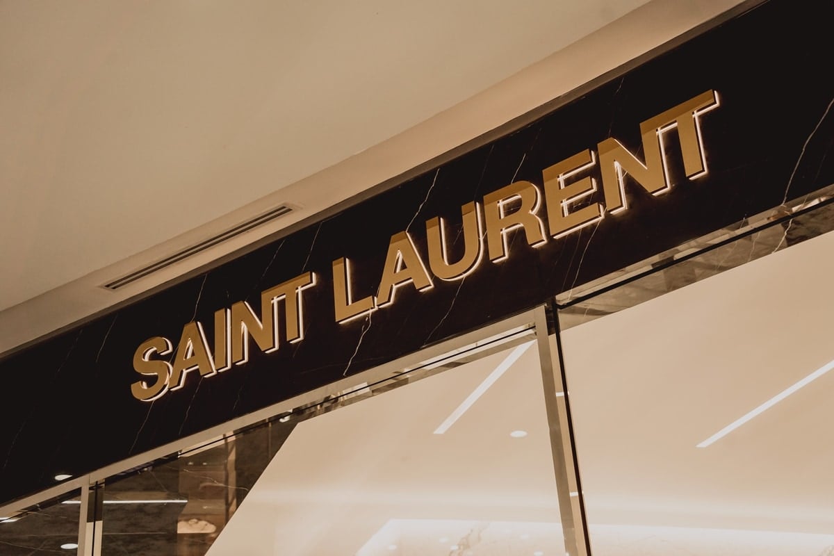 Hedi Slimane changed the name of Yves Saint Laurent to Saint Laurent Paris in 2012