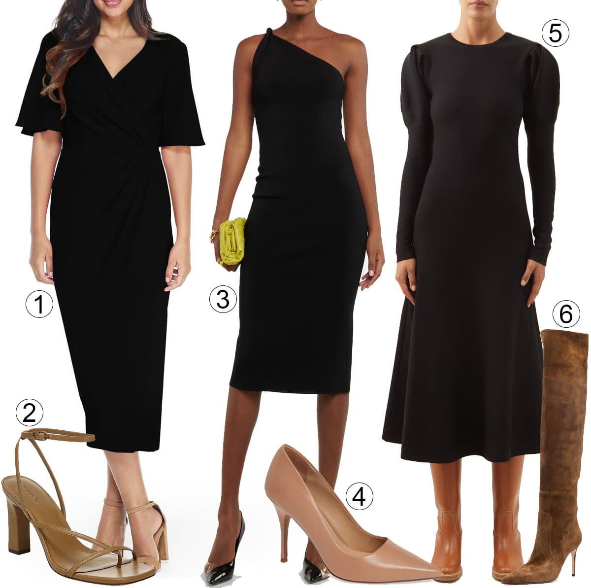 What Color Shoes To Wear With A Black Dress: Best LBD Looks ...