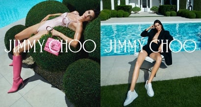 Kendall Jenner Sizzles in Jimmy Choo Fall 2022 Campaign, Lensed by