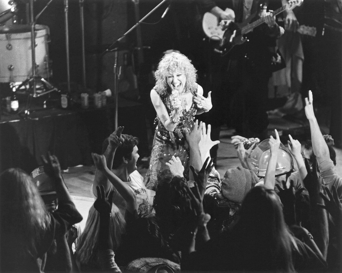 Bette Midler as Mary Rose Foster in the 1979 drama film The Rose